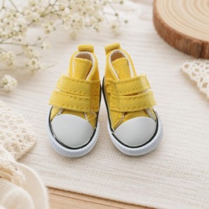 Sapato de Boneca Amarelo Ténis 5cm