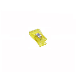 Mola ou Clip para Segurar Tecido Média Amarela de 18mm
