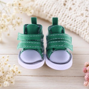 Sapato de Boneca Verde Ténis 5cm