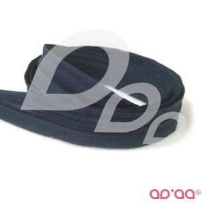 Fecho Zip 6 mm - 2 metros - Azul Escuro - Outlet