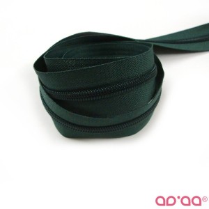 Fecho Zip 6 mm - 2 metros – Verde Escuro - Outlet