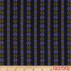 Amy Butler Bright Heart Stitchy Dots Navy