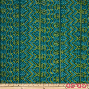 Amy Butler Bright Heart Cosmo Weave Teal