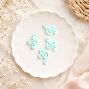 Cabochon Clave Sol Azul 12mm