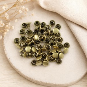 Botão Rapido ou Rebite 12mm – Bronze
