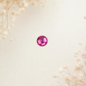 Brilhante Rosa Choque para Colar de 12mmX12mm