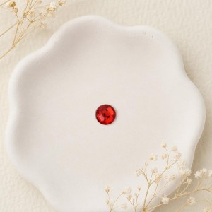 Brilhante Vermelho para Colar de 12mmX12mm