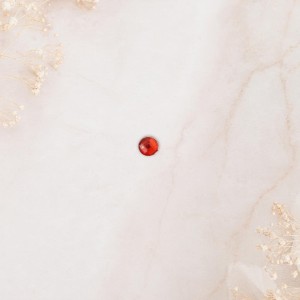 Brilhante Vermelho para Colar 6mmX6mm