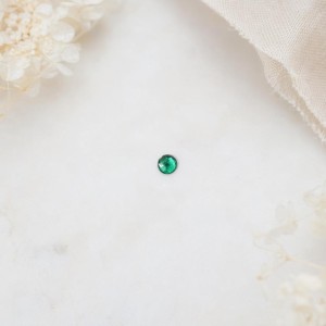 Brilhante Verde para Colar de 6mmX6mm