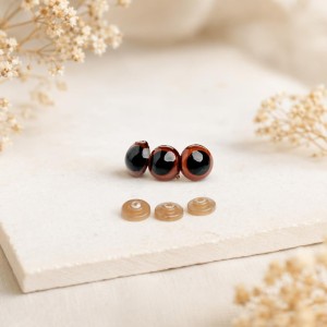 Olhos Castanho 10mm
