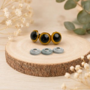 Olhos Amarelo 8mm