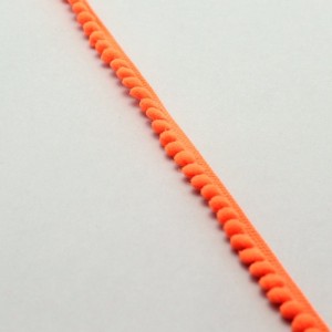 Fita Mini Pompom 1cm – Laranja