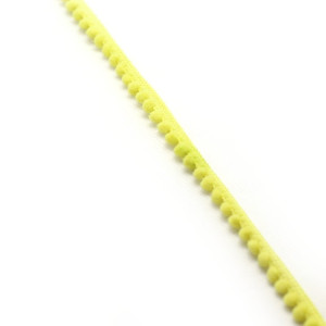 Fita Mini Pompom 1cm – Verde Amarelado
