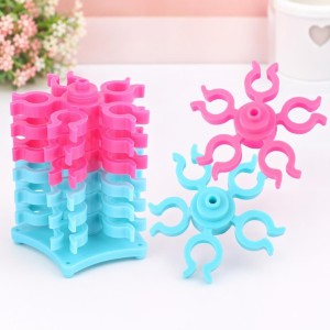 Organizador Rosa e Azul para 30 Canelas ou Bobines