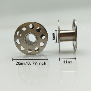 Canelas ou Bonine de Metal para Máquina de Costura Doméstica com 20mm x 11mm