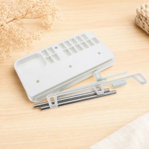 Suporte para Cones de Linha, Canela ou Bobine e Régua Branco