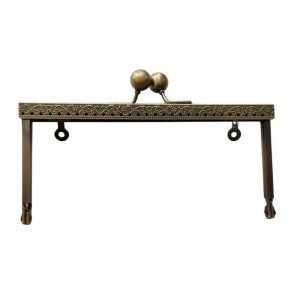 Fecho metálico Trabalhado 14,5cm - Bronze