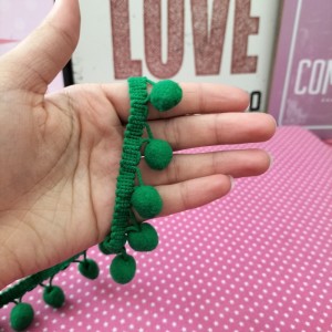 Fita Pompom 2cm - Verde Bandeira