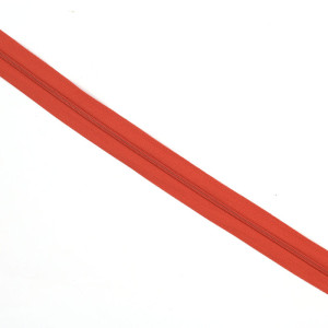 Fecho Zip 4 mm a metro – vermelho