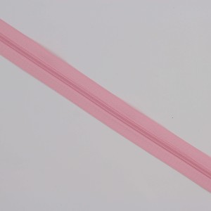 Fecho Zip 6 mm - 2 metros - Rosa Claro - Outlet