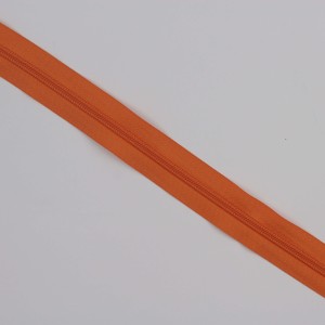 Fecho Zip 6 mm - 2 metros - Laranja - Outlet