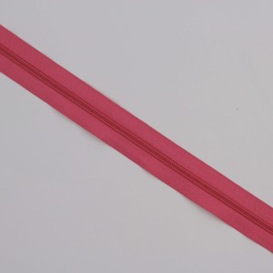Fecho Zip 6 mm - 2 metros - Rosa Choque - Outlet