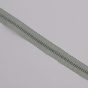 Fecho Zip 6 mm - 2 metros - Cinzento Claro- Outlet
