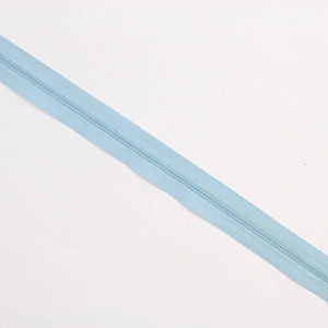 Fecho Zip 4 mm a metro – azul claro