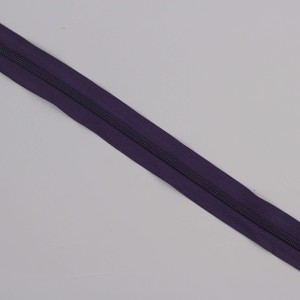 Fecho Zip 6 mm - 2 metros - Roxo - Outlet