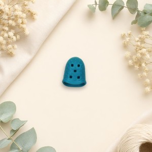 Dedal de Silicone Azul - TAM S