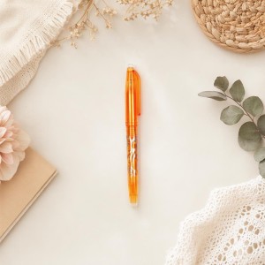 Caneta Apagável ao calor ou ferro A - Laranja