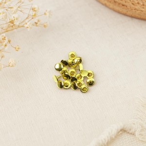 Botão Rapido ou Rebite 9mm Ouro