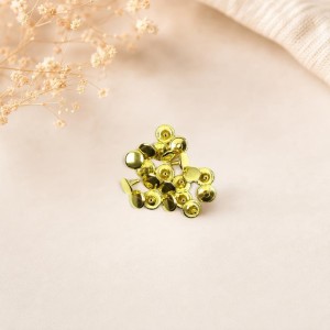 Botão Rapido ou Rebite 5mm Ouro