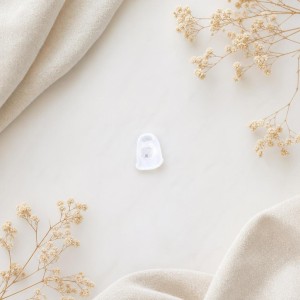 Dedal de Silicone Transparente - TAM L