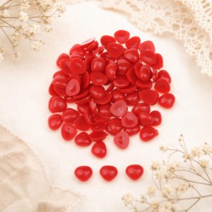 Nariz de bonecos vermelho triângular para colar 11X14mm