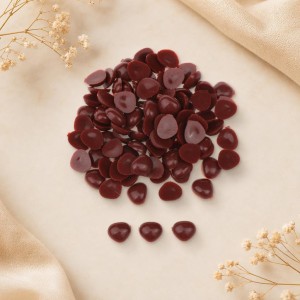 Nariz de bonecos castanho triângular para colar 6X8mm