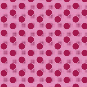 Tecido de Algodão Tilda Básico Bolas Médias Rosa 8mm – Rosa