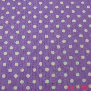 White dots in lilac